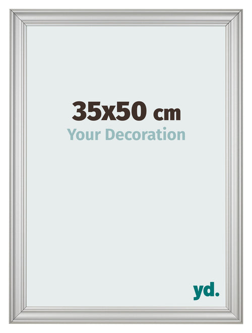 Bilderrahmen 35x50cm Silber Matt MDF Lazio Vorne Messe | Yourdecoration.at