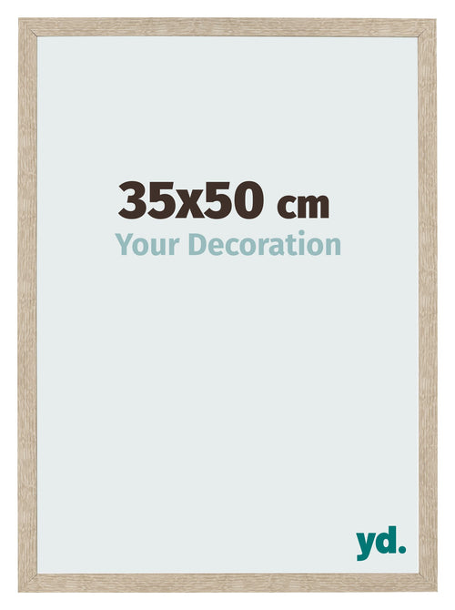 Bilderrahmen 35x50cm Sonoma Eiche MDF Bologna Vorne Messe | Yourdecoration.at