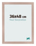 Bilderrahmen 36x48 cm Altrosa MDF Bologna Vorne Messe | Yourdecoration.at