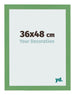 Bilderrahmen 36x48 cm Grun MDF Bologna Vorne Messe | Yourdecoration.at