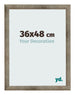 Bilderrahmen 36x48 cm Metall Vintage MDF Bologna Vorne Messe | Yourdecoration.at