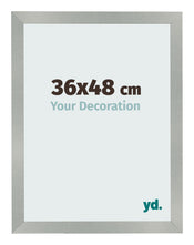 Bilderrahmen 36x48cm Aluminium Gebürstet MDF Bologna Vorne Messe | Yourdecoration.at