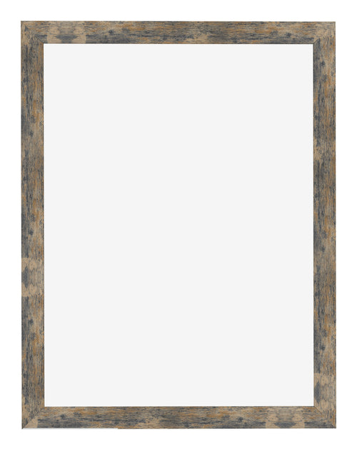 Bilderrahmen 36x48cm Blau Gold Meliert MDF Bologna Vorne | Yourdecoration.at