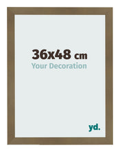 Bilderrahmen 36x48cm Bronze Dekor MDF Bologna Vorne Messe | Yourdecoration.at