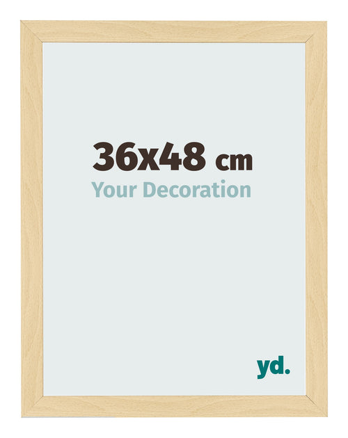 Bilderrahmen 36x48cm Buche Dekor MDF Bologna Vorne Messe | Yourdecoration.at