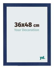 Bilderrahmen 36x48cm Dunkelblau Gewischt MDF Bologna Vorne Messe | Yourdecoration.at