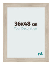 Bilderrahmen 36x48cm Eiche Rustikal MDF Pisa Vorne Messe | Yourdecoration.at