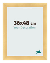 Bilderrahmen 36x48cm Gold Vintage MDF Pisa Vorne Messe | Yourdecoration.at