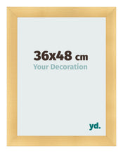 Bilderrahmen 36x48cm Gold Vintage MDF Pisa Vorne Messe | Yourdecoration.at