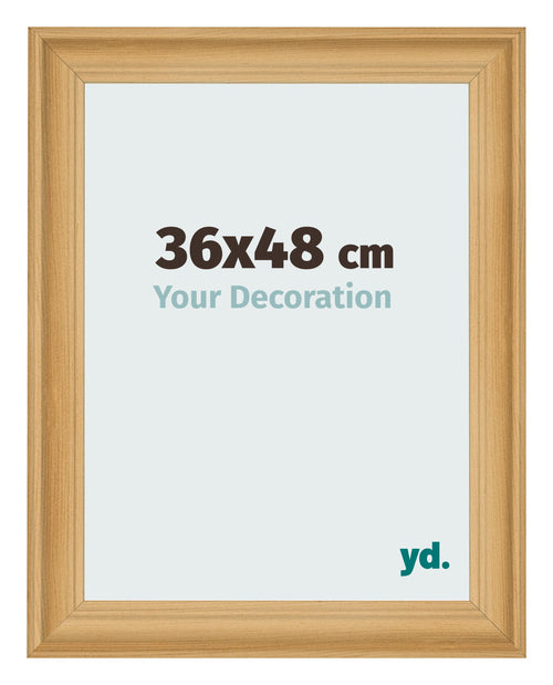 Bilderrahmen 36x48cm Kiefer Gemasert MDF Lazio Vorne Messe | Yourdecoration.at