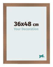 Bilderrahmen 36x48cm Kupfer Dekor MDF Bologna Vorne Messe | Yourdecoration.at