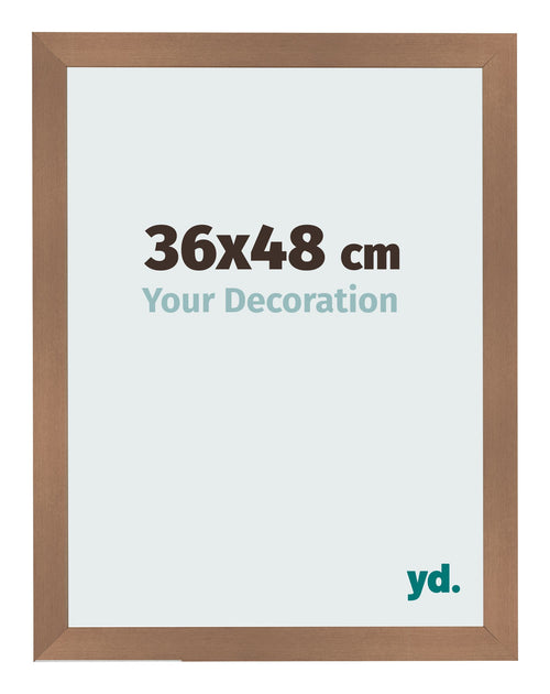 Bilderrahmen 36x48cm Kupfer Dekor MDF Bologna Vorne Messe | Yourdecoration.at