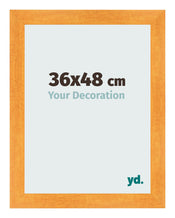 Bilderrahmen 36x48cm Orange MDF Pisa Vorne Messe | Yourdecoration.at