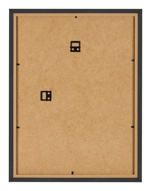 Bilderrahmen 36x48cm Schwarz Gemasert MDF Bologna Ruckseite | Yourdecoration.at
