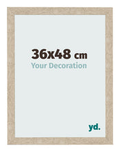 Bilderrahmen 36x48cm Sonoma Eiche MDF Bologna Vorne Messe | Yourdecoration.at