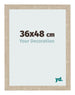 Bilderrahmen 36x48cm Sonoma Eiche MDF Bologna Vorne Messe | Yourdecoration.at