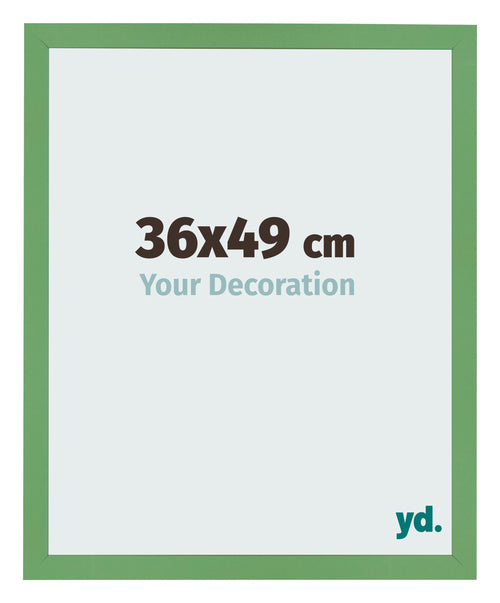 Bilderrahmen 36x49 cm Grun MDF Bologna Vorne Messe | Yourdecoration.at