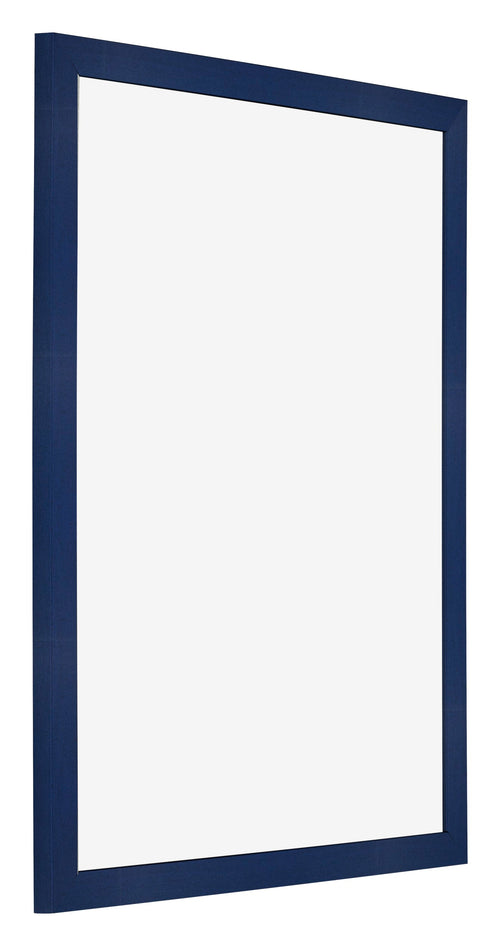 Bilderrahmen 36x49cm Dunkelblau Gewischt MDF Bologna Vorne Schrag | Yourdecoration.at