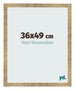 Bilderrahmen 36x49cm Gold Antik MDF Bologna Vorne Messe | Yourdecoration.at