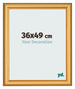 Bilderrahmen 36x49cm Gold Matt MDF Lazio Vorne Messe | Yourdecoration.at