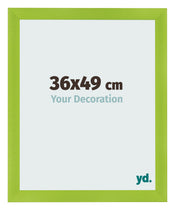 Bilderrahmen 36x49cm Grün MDF Pisa Vorne Messe | Yourdecoration.at