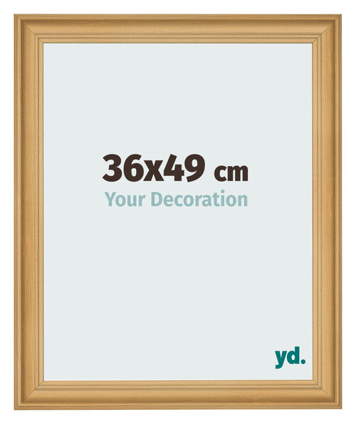 Bilderrahmen 36x49cm Kiefer Gemasert MDF Lazio Vorne Messe | Yourdecoration.at