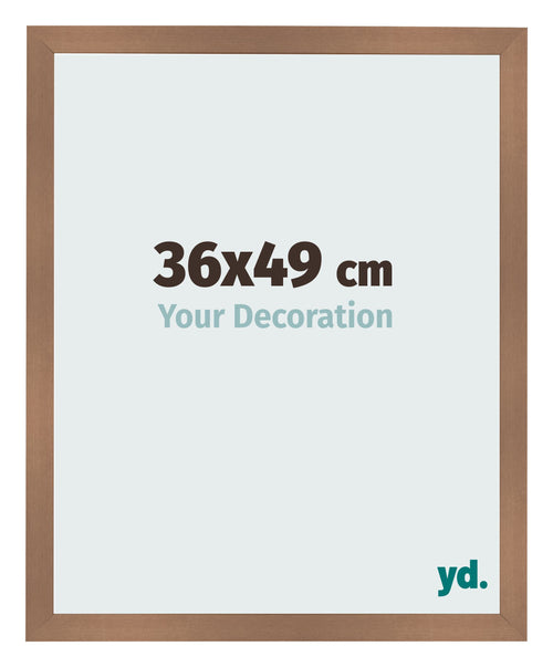 Bilderrahmen 36x49cm Kupfer Dekor MDF Bologna Vorne Messe | Yourdecoration.at