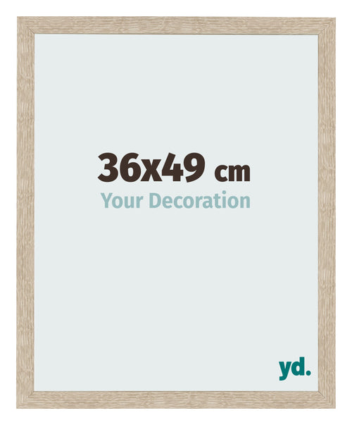 Bilderrahmen 36x49cm Sonoma Eiche MDF Bologna Vorne Messe | Yourdecoration.at