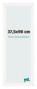 Bilderrahmen 37 5x98 cm Weiss Hochglanz MDF Bologna Vorne Messe | Yourdecoration.at