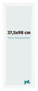 Bilderrahmen 37 5x98 cm Weiss Matt MDF Bologna Vorne Messe | Yourdecoration.at