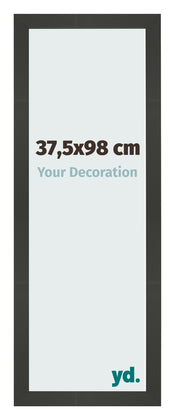 Bilderrahmen 37 5x98cm Antrazit MDF Bologna Vorne Messe | Yourdecoration.at