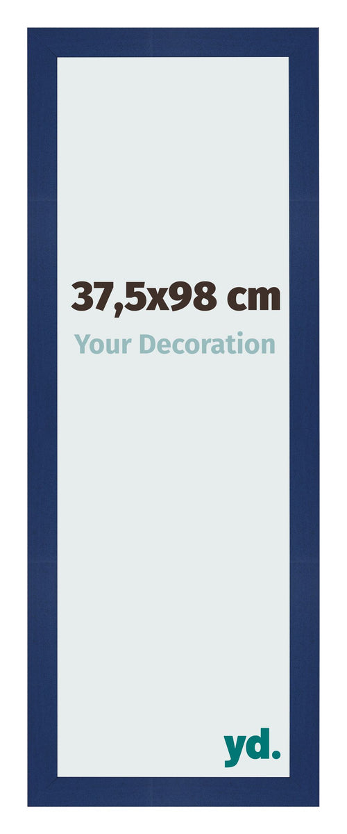 Bilderrahmen 37 5x98cm Dunkelblau Gewischt MDF Bologna Vorne Messe | Yourdecoration.at