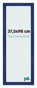 Bilderrahmen 37 5x98cm Dunkelblau Gewischt MDF Bologna Vorne Messe | Yourdecoration.at