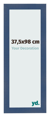 Bilderrahmen 37 5x98cm Dunkelblau Gewischt MDF Pisa Vorne Messe | Yourdecoration.at