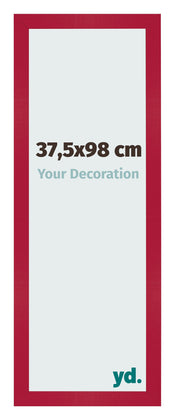Bilderrahmen 37 5x98cm Rot MDF Bologna Vorne Messe | Yourdecoration.at
