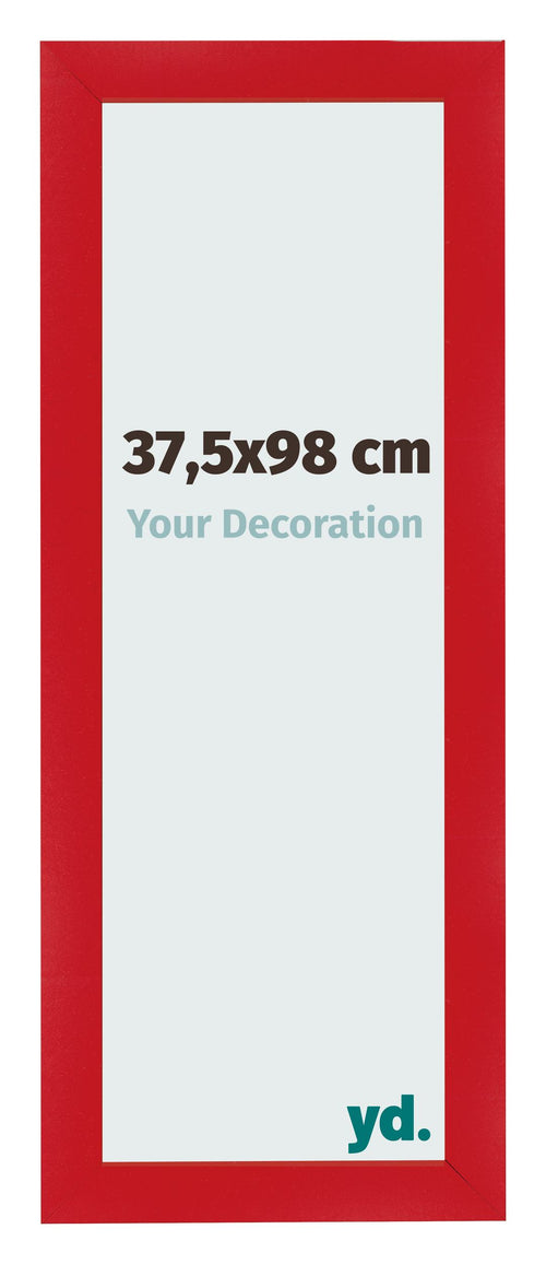 Bilderrahmen 37 5x98cm Rot MDF Pisa Vorne Messe | Yourdecoration.at