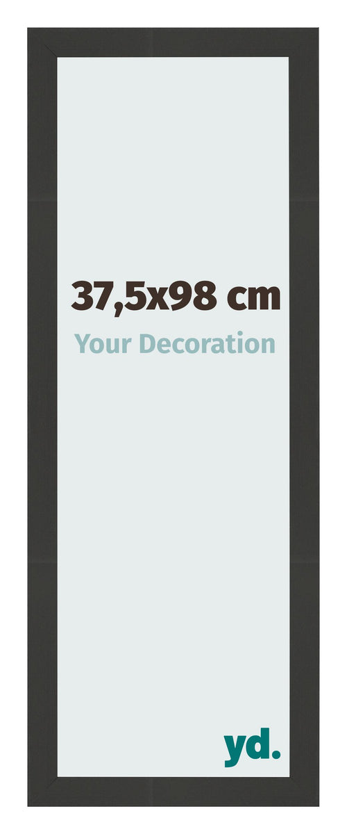 Bilderrahmen 37 5x98cm Schwarz Gemasert MDF Bologna Vorne Messe | Yourdecoration.at