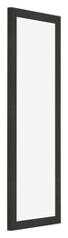 Bilderrahmen 37 5x98cm Schwarz Gemasert MDF Bologna Vorne Schrag | Yourdecoration.at