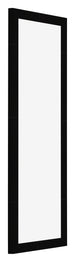 Bilderrahmen 37 5x98cm Schwarz Hochglanz MDF Bologna Vorne Schrag | Yourdecoration.at