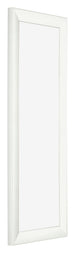 Bilderrahmen 37 5x98cm Weiß Vintage MDF Pisa Vorne Schrag | Yourdecoration.at