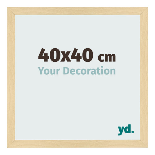Bilderrahmen 40x40cm Buche Dekor MDF Bologna Vorne Messe | Yourdecoration.at