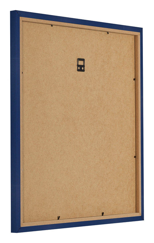Bilderrahmen 40x40cm Dunkelblau Gewischt MDF Bologna Ruckseite Schrag | Yourdecoration.at