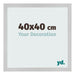 Bilderrahmen 40x40cm Edelstahl MDF Bologna Vorne Messe | Yourdecoration.at