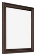 Bilderrahmen 40x40cm Eiche Dunkel MDF Lazio Vorne Schrag | Yourdecoration.at