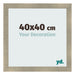 Bilderrahmen 40x40cm Gold Vintage MDF Pisa Vorne Messe | Yourdecoration.at