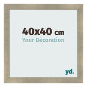 Bilderrahmen 40x40cm Gold Vintage MDF Pisa Vorne Messe | Yourdecoration.at