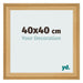 Bilderrahmen 40x40cm Kiefer Gemasert MDF Lazio Vorne Messe | Yourdecoration.at