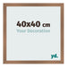 Bilderrahmen 40x40cm Kupfer Dekor MDF Bologna Vorne Messe | Yourdecoration.at
