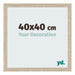 Bilderrahmen 40x40cm Sonoma Eiche MDF Bologna Vorne Messe | Yourdecoration.at