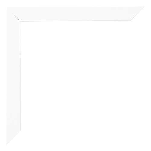 Bilderrahmen 40x40cm Weiss Matt MDF Bologna Detail Ecke | Yourdecoration.at
